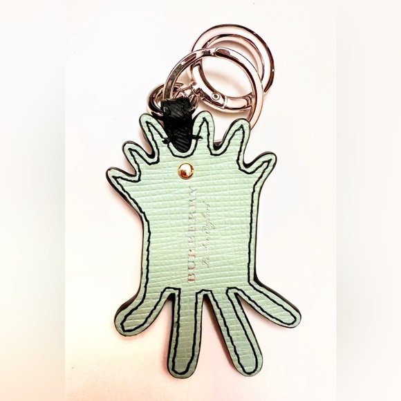 Burberry Beast Multi-Color Leather Keychain/Bag Charm - Picture 4 of 6